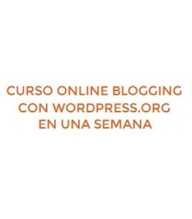 Blogging con Wordpress Semana