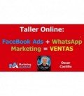 Taller online facebook ads + whatsapp marketing