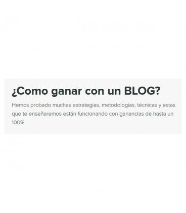 Cómo Ganar con un Blog