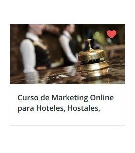 Curso de Marketing Online para Hoteles, Hostales y B&B