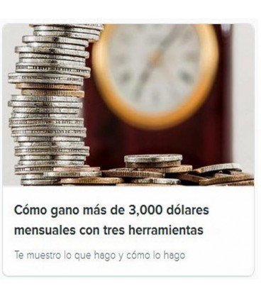 Cómo Gano Más de USD 3000 con 3 herramientas