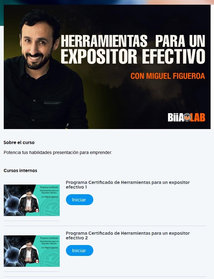 programa certificado herramientas para u